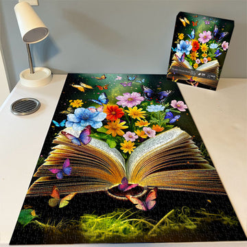 Flower Dream Book Jigsaw Puzzle 1000 Pieces